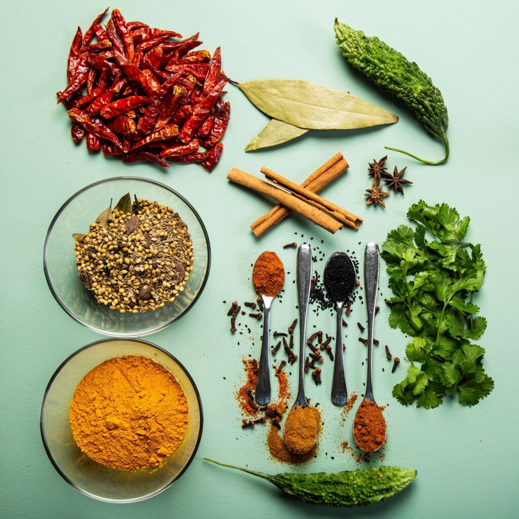 Indian cuisine ingredients